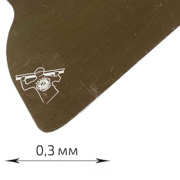 Лезвие FLEXOGRIP ALUSTAR 0,3 мм с закругленный край, для шпателя - Форвард Строй, тел. +7 (495) 208-00-68