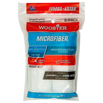 WOOSTER MICROFIBER мини валик 2 шт. с креплением JUMBO-KOTER RR327-4