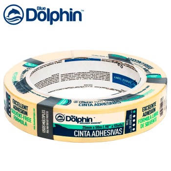 Лента Blue Dolphin Masking Tape 25 мм*50 м 01-7-12