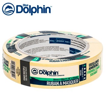Лента Blue Dolphin Masking Tape 30 мм*50 м 01-7-13