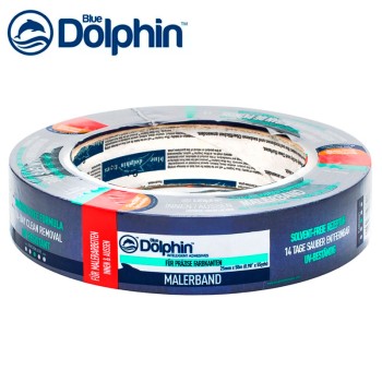Лента Blue Dolphin Painters Tape 25 мм*50 м 01-1-01 - Форвард-Строй, тел. +7 (495) 208-00-68
