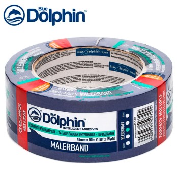 Лента Blue Dolphin Painters Tape 48 мм*50 м 01-1-03 - Форвард-Строй, тел. +7 (495) 208-00-68